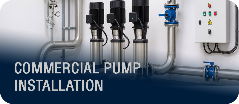 Commercial pump installation
