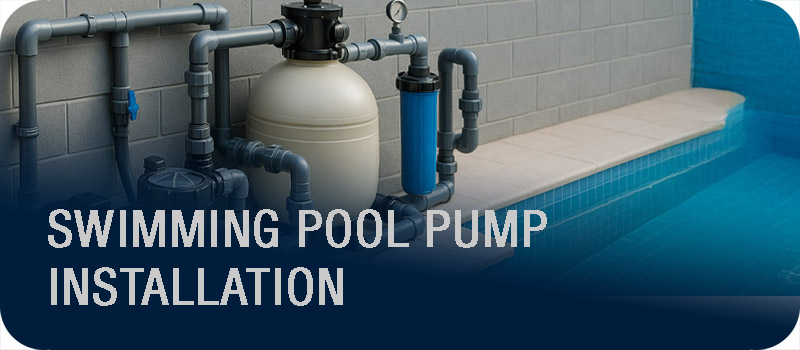Pool pump installation